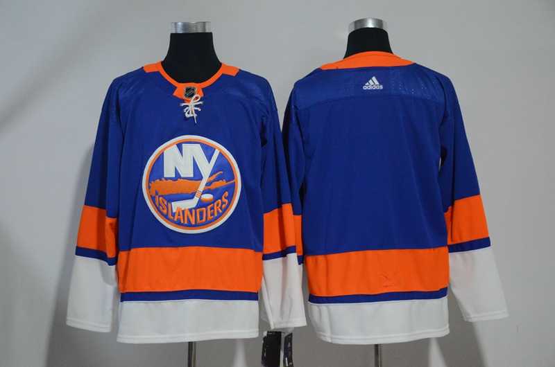 Customized Men's New York Islanders Any Name & Number Blue Adidas Stitched NHL Jersey